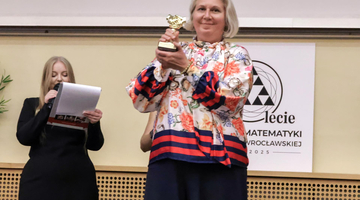 Monika Kaczmarz - Złota Trzynastka Wydziału Matematyki - fot. K. Mazur