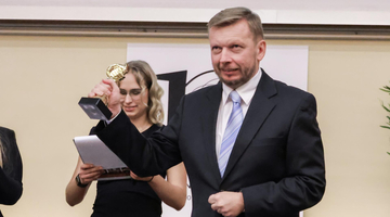 Dr Bartosz Frej - Złota Trzynastka Wydziału Matematyki - fot. K. Mazur