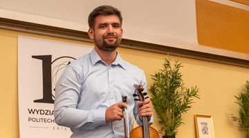 Występ naszego studenta Kacpra Haczkiewicza - fot. K. Wilma